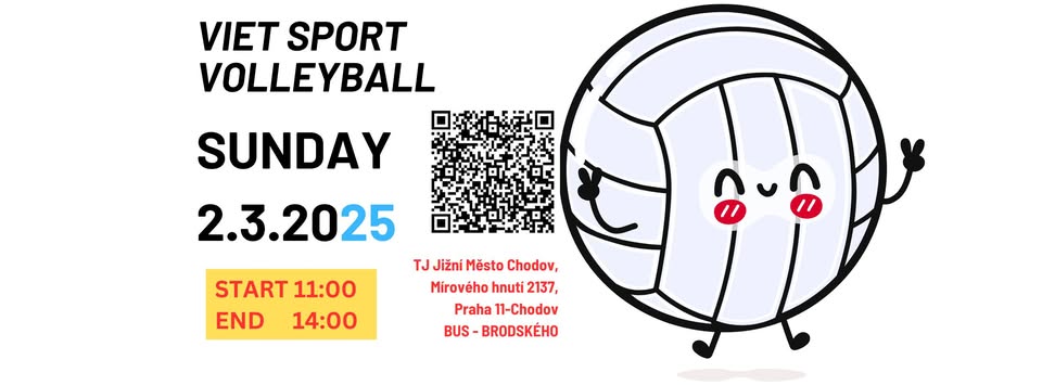 Viet Sport VOLEJBAL 2.3.2025 11:00 - 14:00
