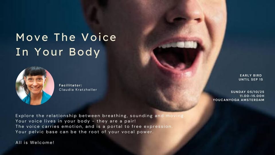Move The Voice in Your Body - an Embodied Vocal Workshop in Amsterdam