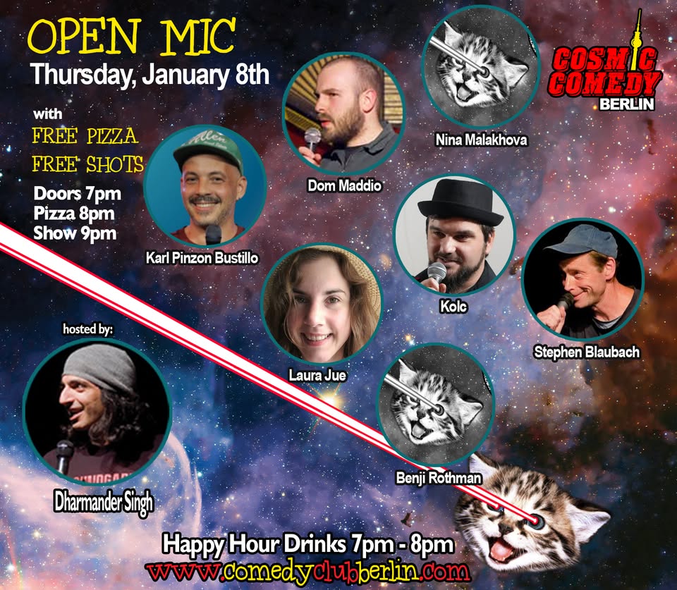 Cosmic Comedy Berlin OPEN-MIC THURSDAY