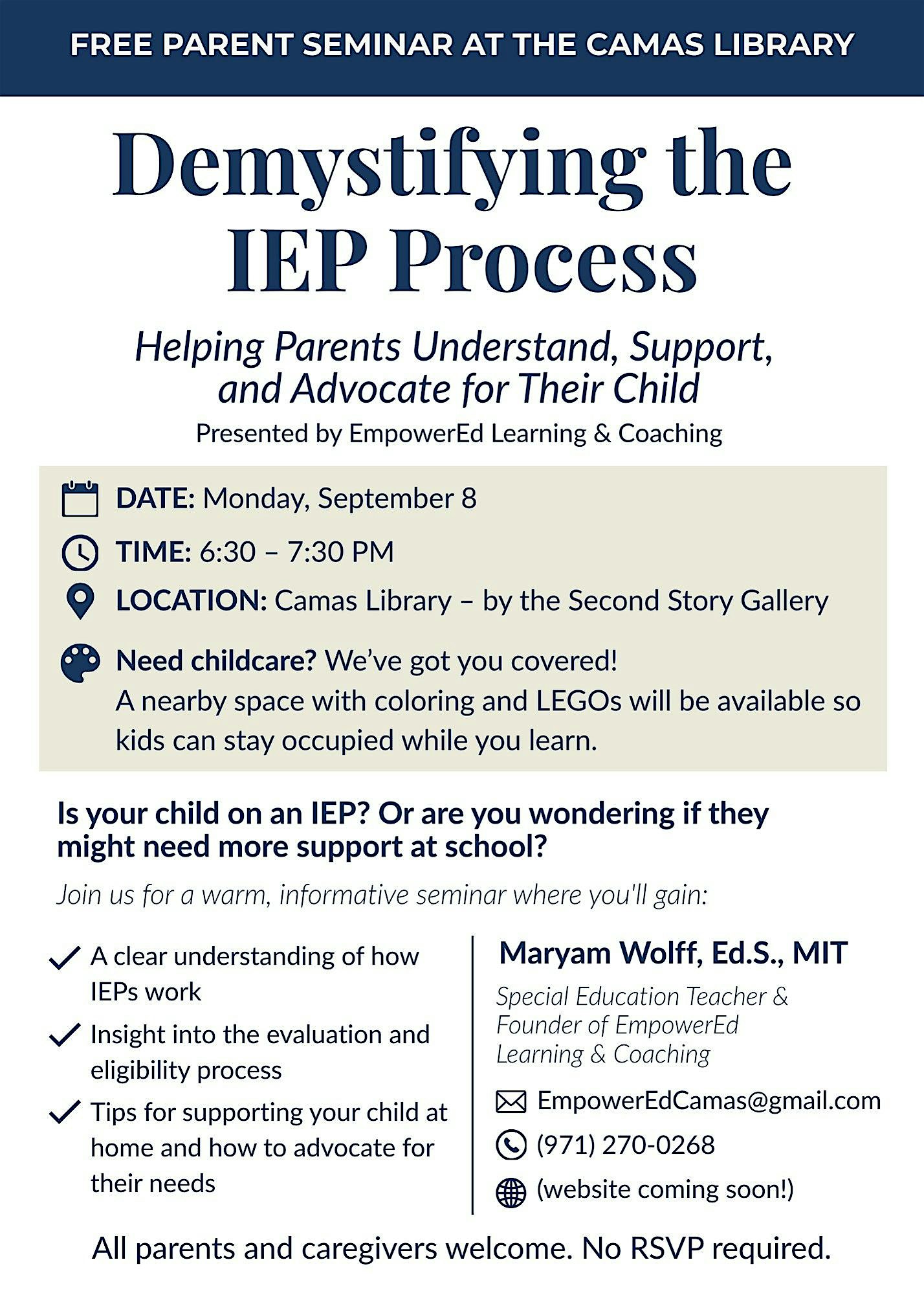 Demystifying the IEP Process