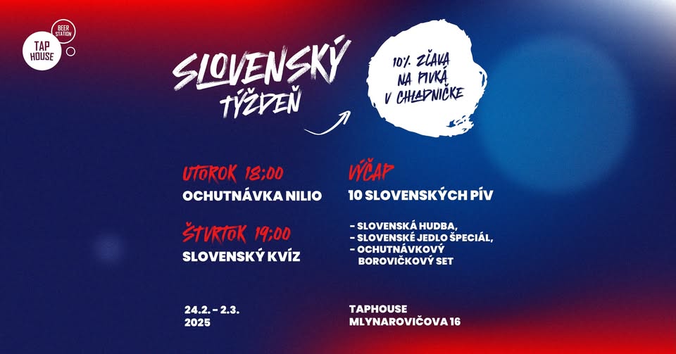 🇸🇰 Slovenský týždeň v TapHouse