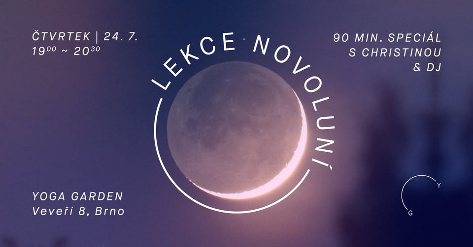 ČERVENCOVÁ LEKCE NOVOLUNÍ s Christinou a Dj