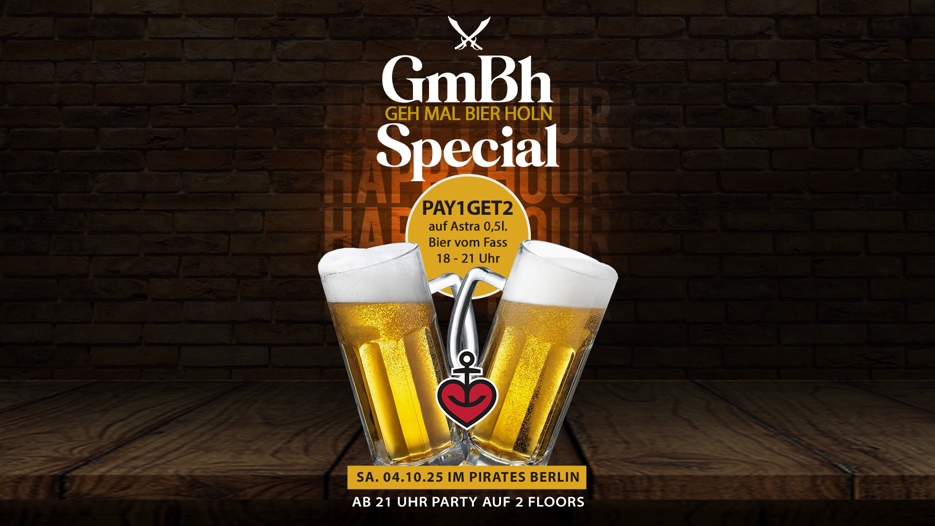 GmBh Special - Pay1Get2 auf Astra Bier