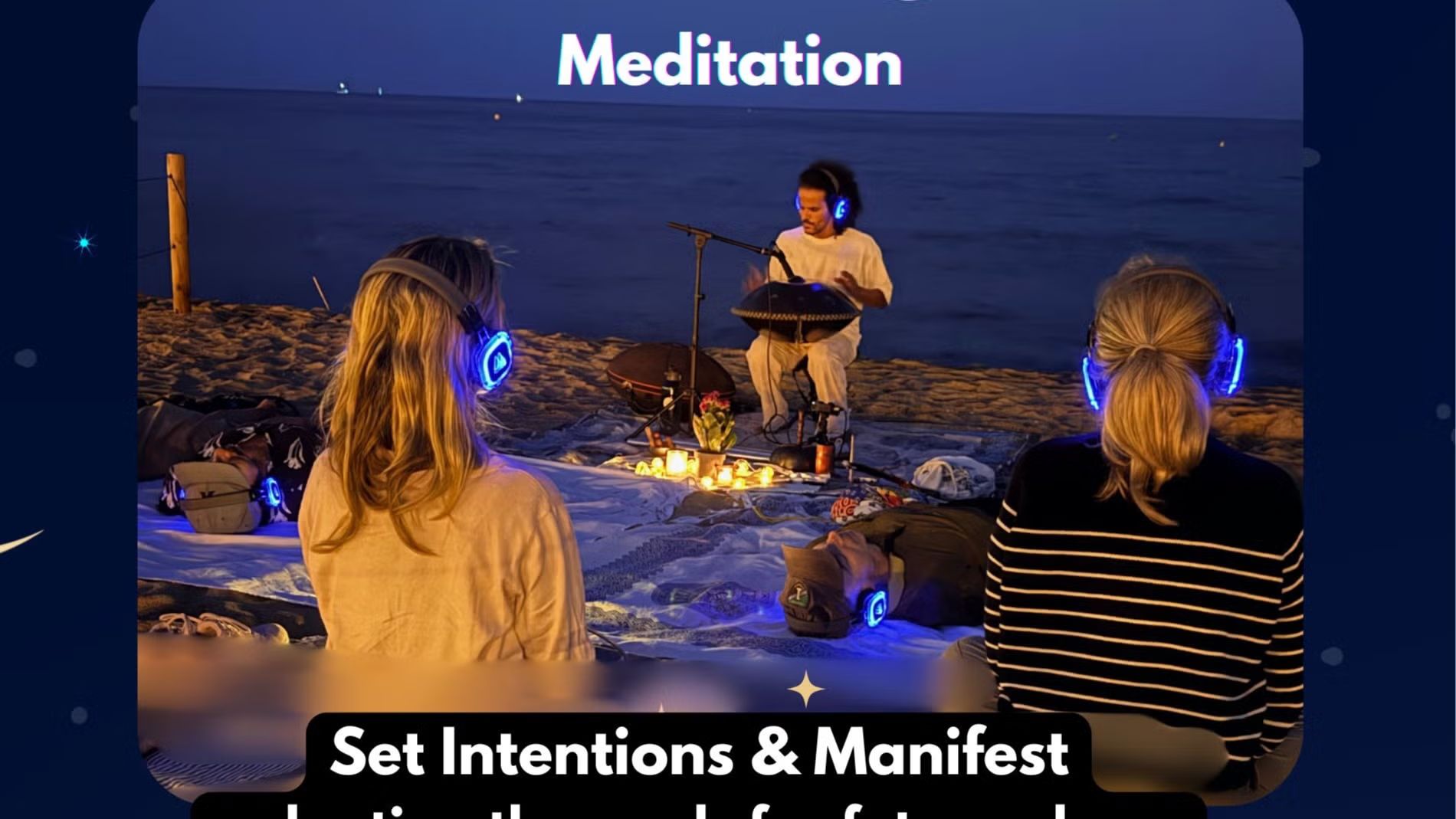 🌝 Full Moon Breathwork Meditation & live Handpan music ✨
