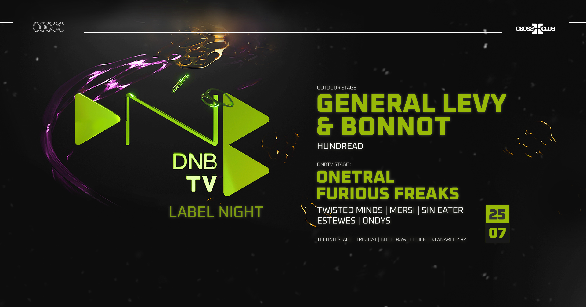 DNBTV Label Night: General Levy v Crossu
