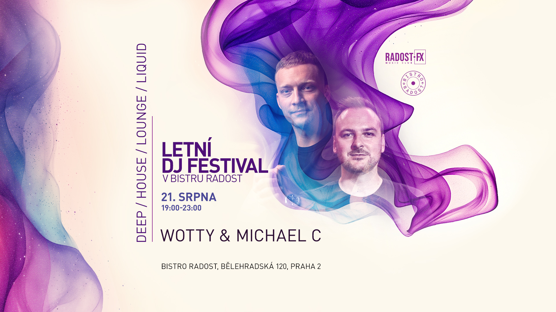 Čtvrteční Řízek&Sound: wotty & Michael C v Bistru Radost! 🎤 🎶 🍔