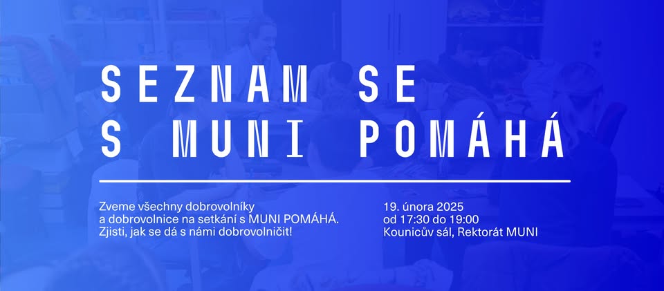 Seznam se s MUNI POMÁHÁ