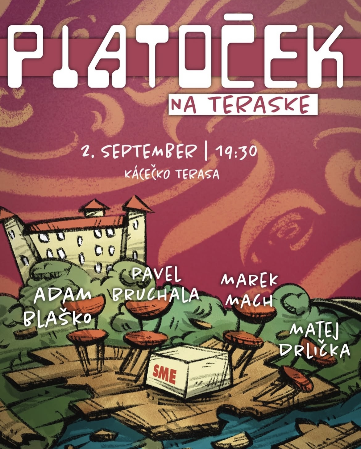 Piatoček na teraske ~ 2. september | 19:30