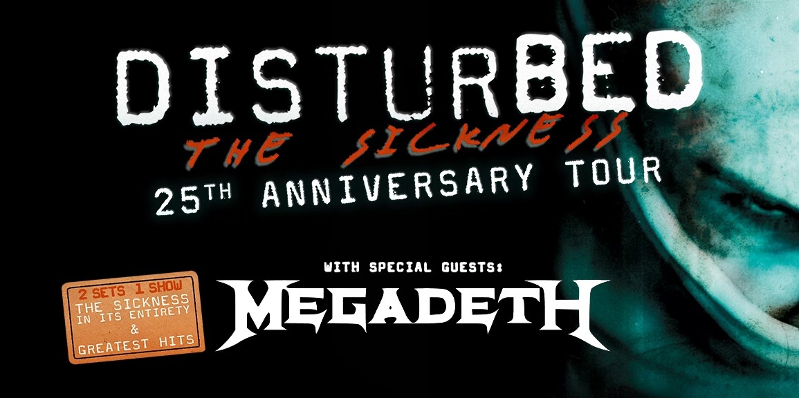 DISTURBED Praha🎸 +MEGADETH