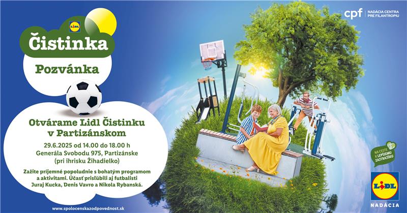 Otvárame park Lidl Čistinka v Partizánskom