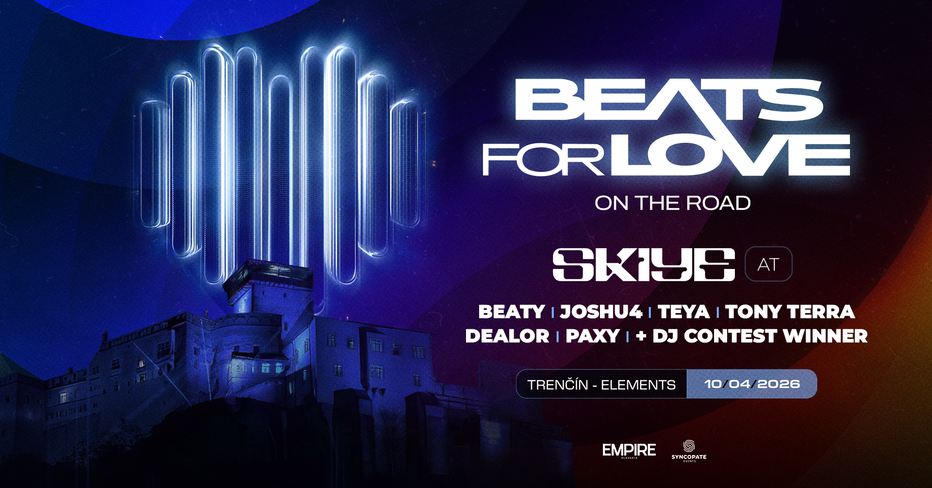 BEATS FOR LOVE: ON THE ROAD ♡ TRENČÍN | 10.4.2026