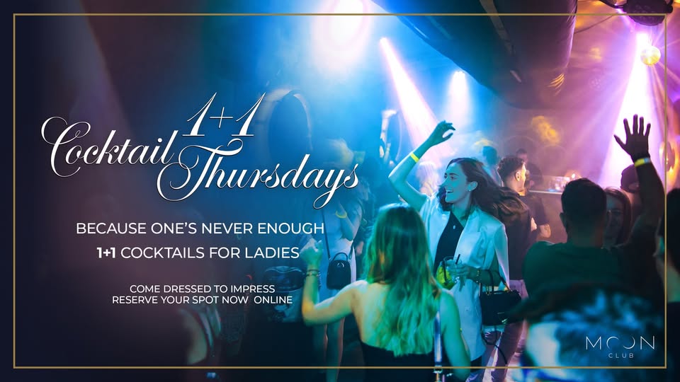 1+1 COCKTAILS THURSDAYS