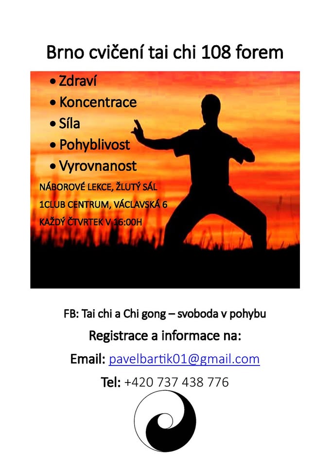 Tai chi a Chi gong, první lekce Zdarma!