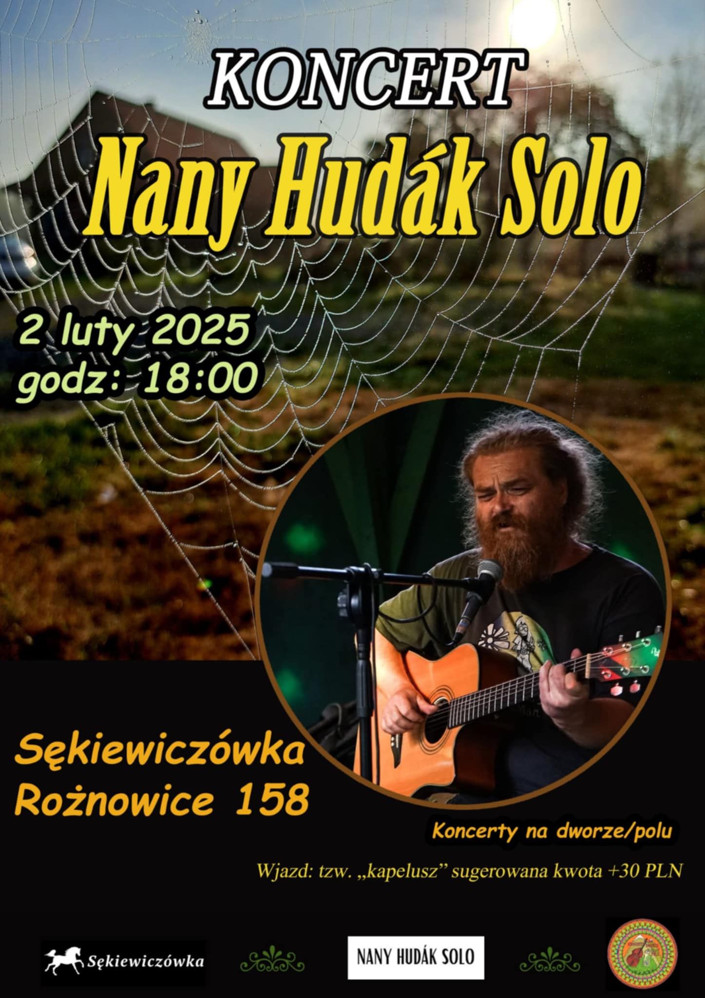 Koncert w Sękiewiczówce Nany Hudák solo z Prievidzy