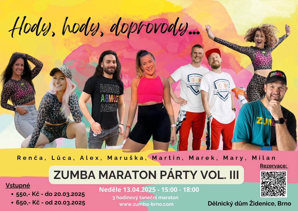 Hody, hody, doprovody... Zumba maraton vol. III