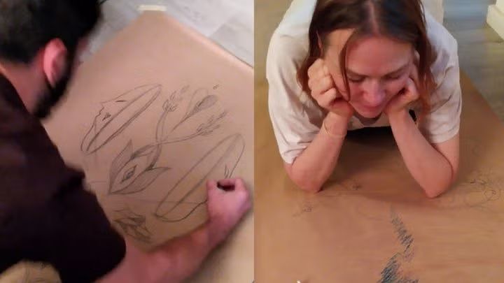 Connection: Mindful Movement & Drawing. (DE/EN) 60 Min.