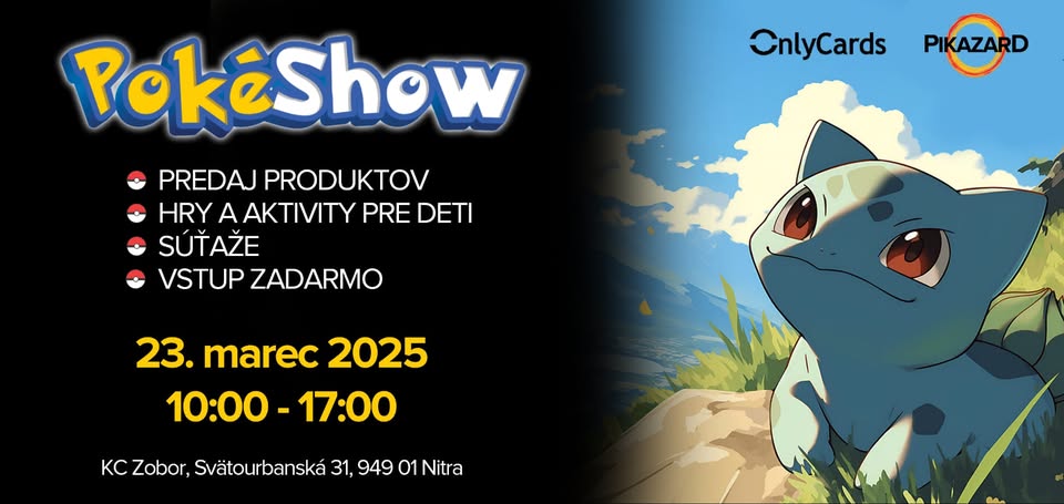 POKÉMON AKCIA - PokéShow Nitra