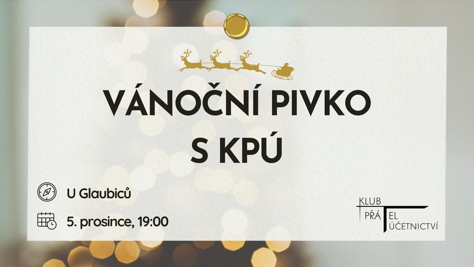 Vánoční pivko s KPÚ