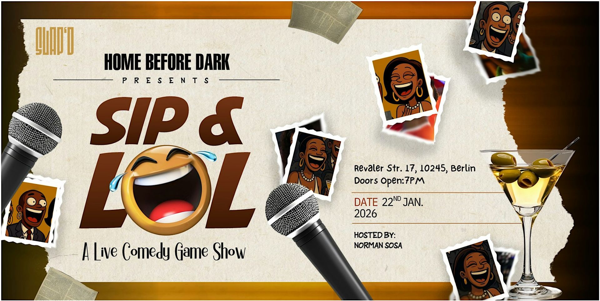 SIP AND LoL LIVE COMEDY SHOW