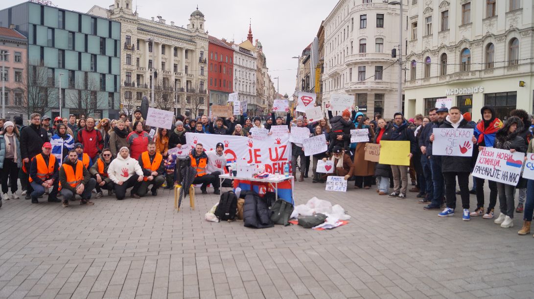 12.04. - Podrška srpskim studentima | Podpora srbským studentům | Support for the Serbian students