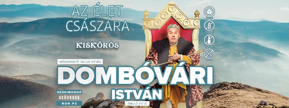 Dombóvári István önálló estje Kiskőrösön! Mv. Bellus István