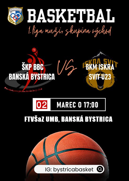ŠKP BBC Banská Bystrica - BKM Iskra Svit U23