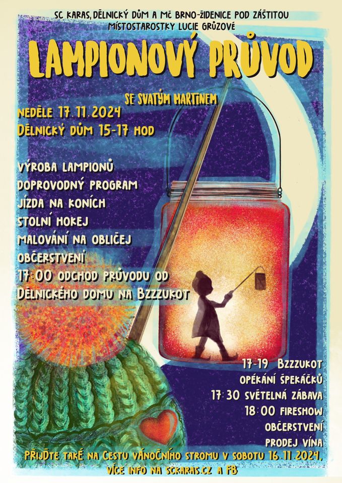 LAMPIONOVÝ PRŮVOD SE SVATÝM MARTINEM