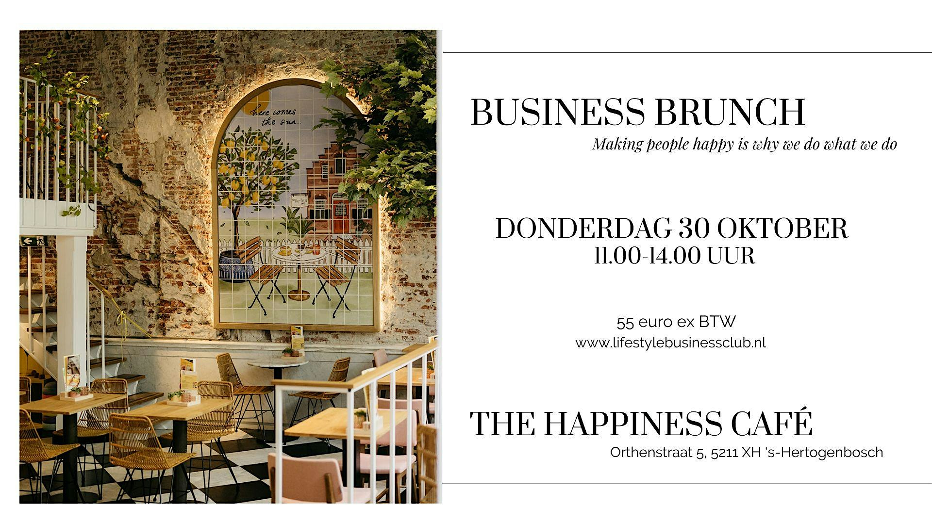 Lifestyle Business Happiness Brunch Den Bosch