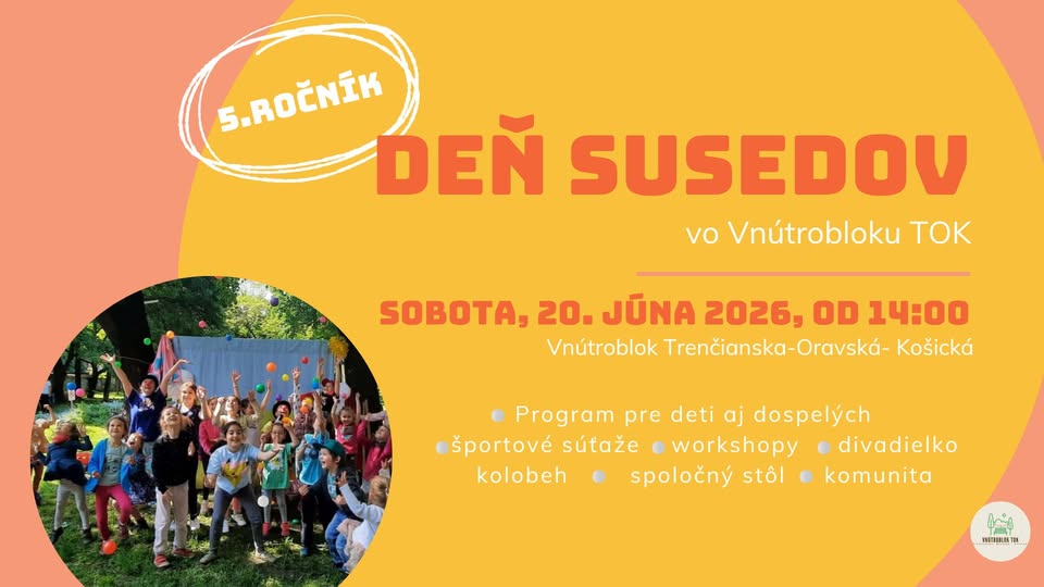 Deň susedov vo Vnútrobloku TOK 2026