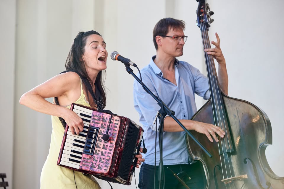 Jana Vébrová a Petr Tichý na Art Safari ve Studiu Bubec