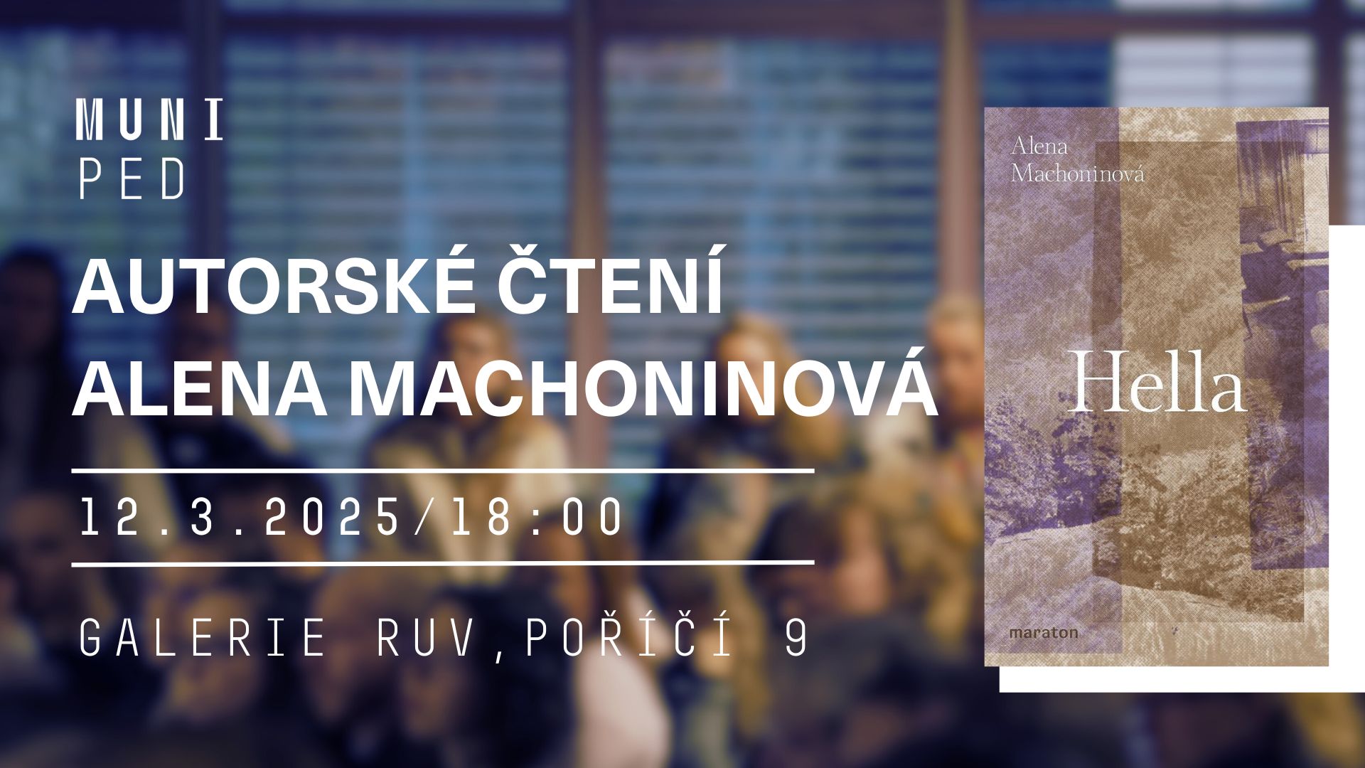 Autorské čtení: Alena Machoninová