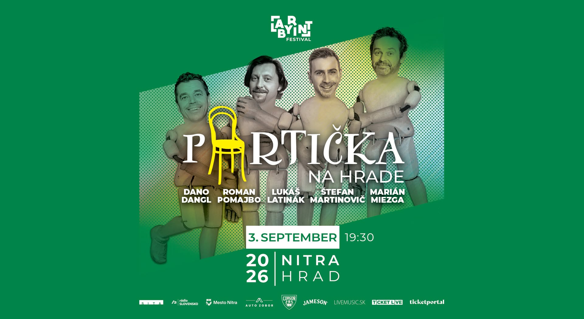 Talkshow PARTIČKA - Nitra - Labyrint Fest 2026