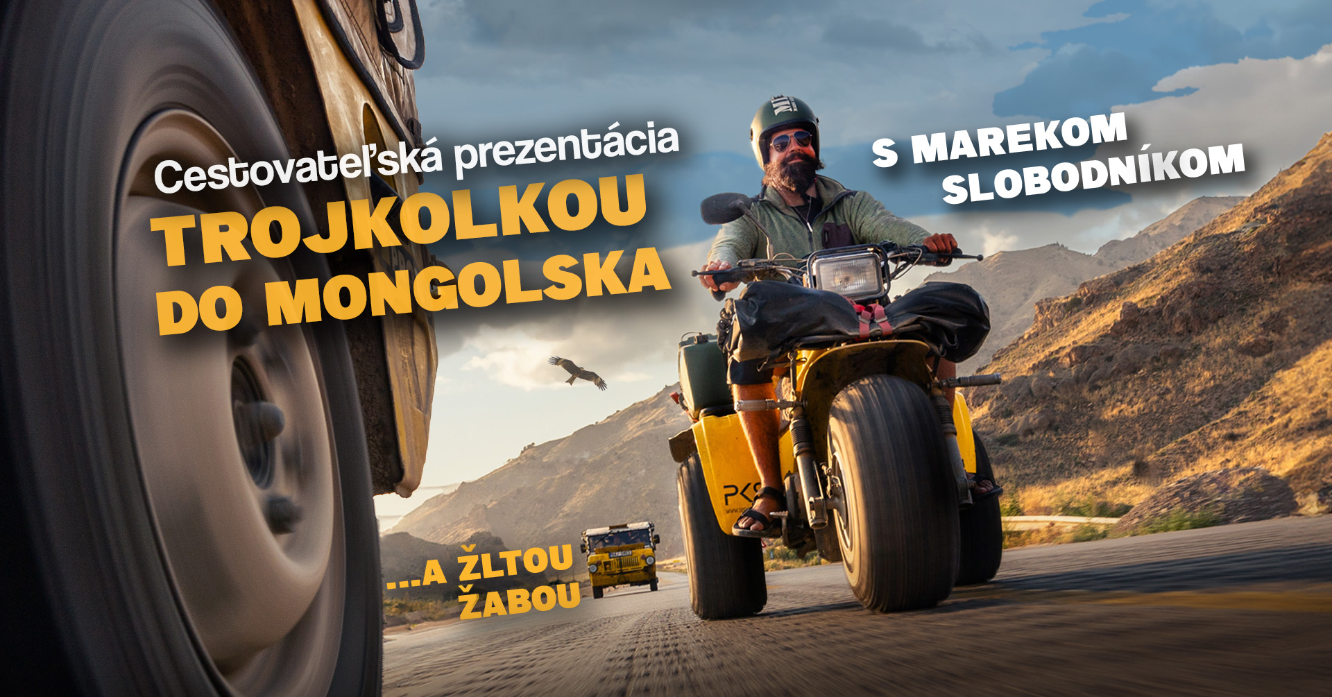 Piešťany- Trojkolkou do Mongolska s Marekom Slobodníkom