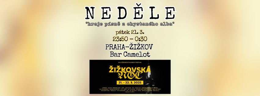PRAHA | Neděle "hraje písně z chystaného alba"