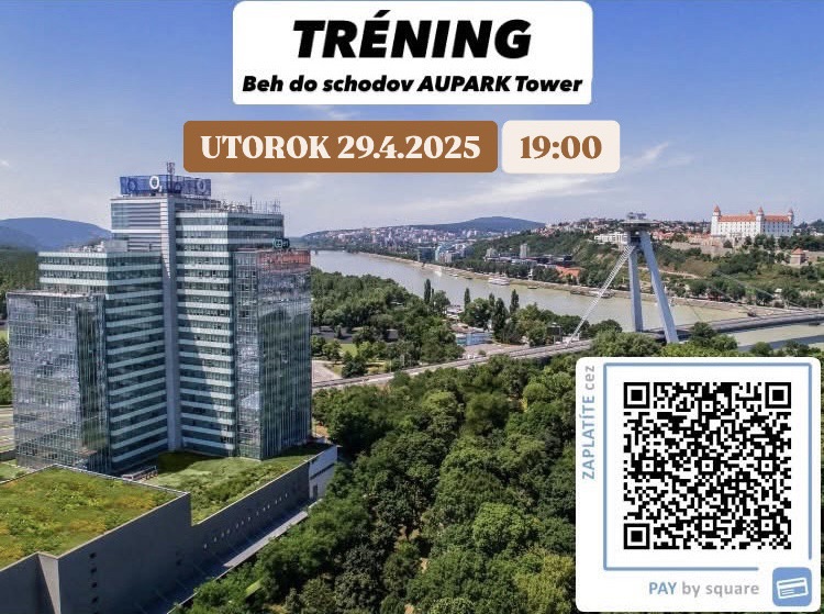 Towerrunning tréning v AUPARK Tower - APRÍL 🫵💯