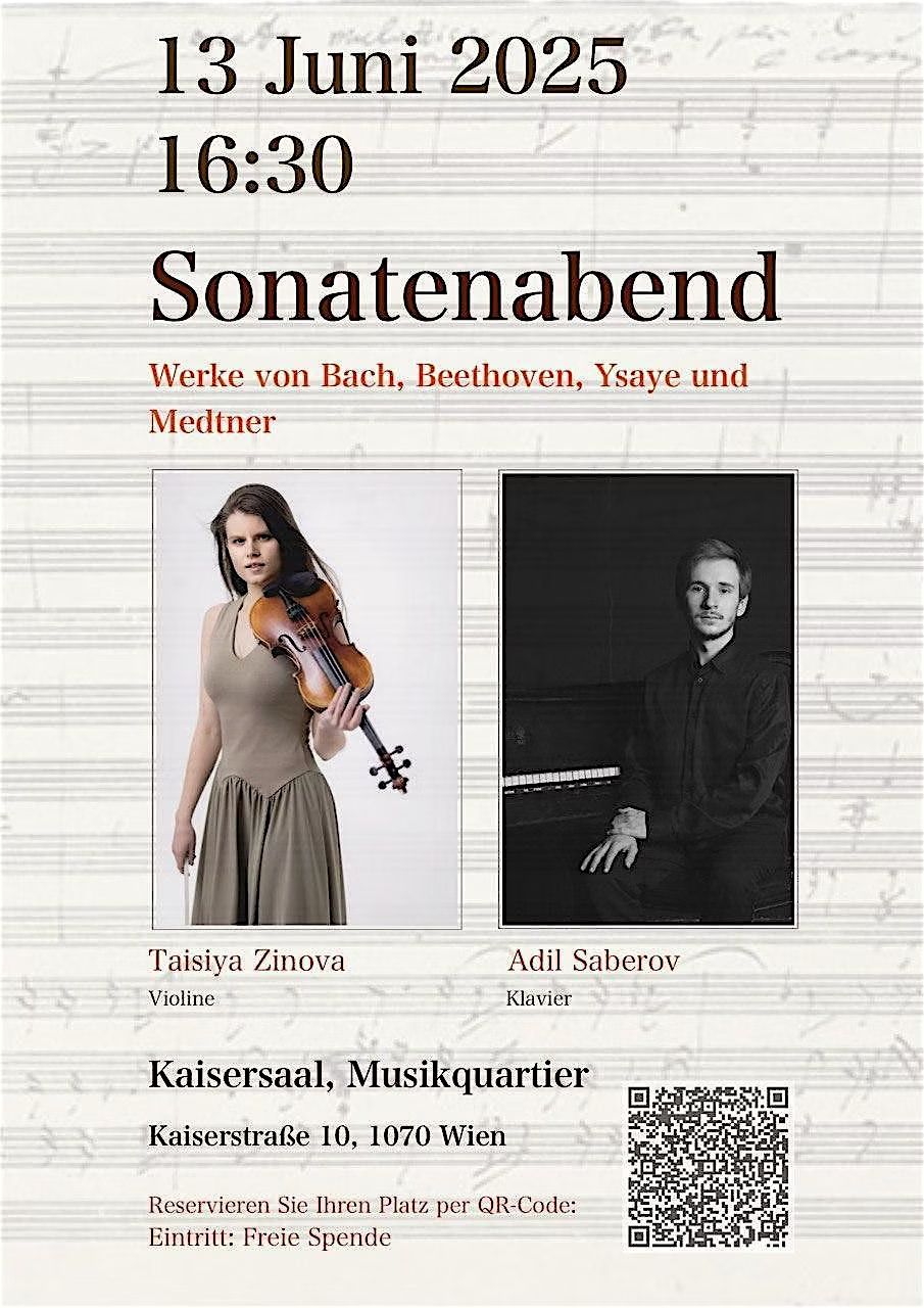 Sonatenabend für Violine und Klavier