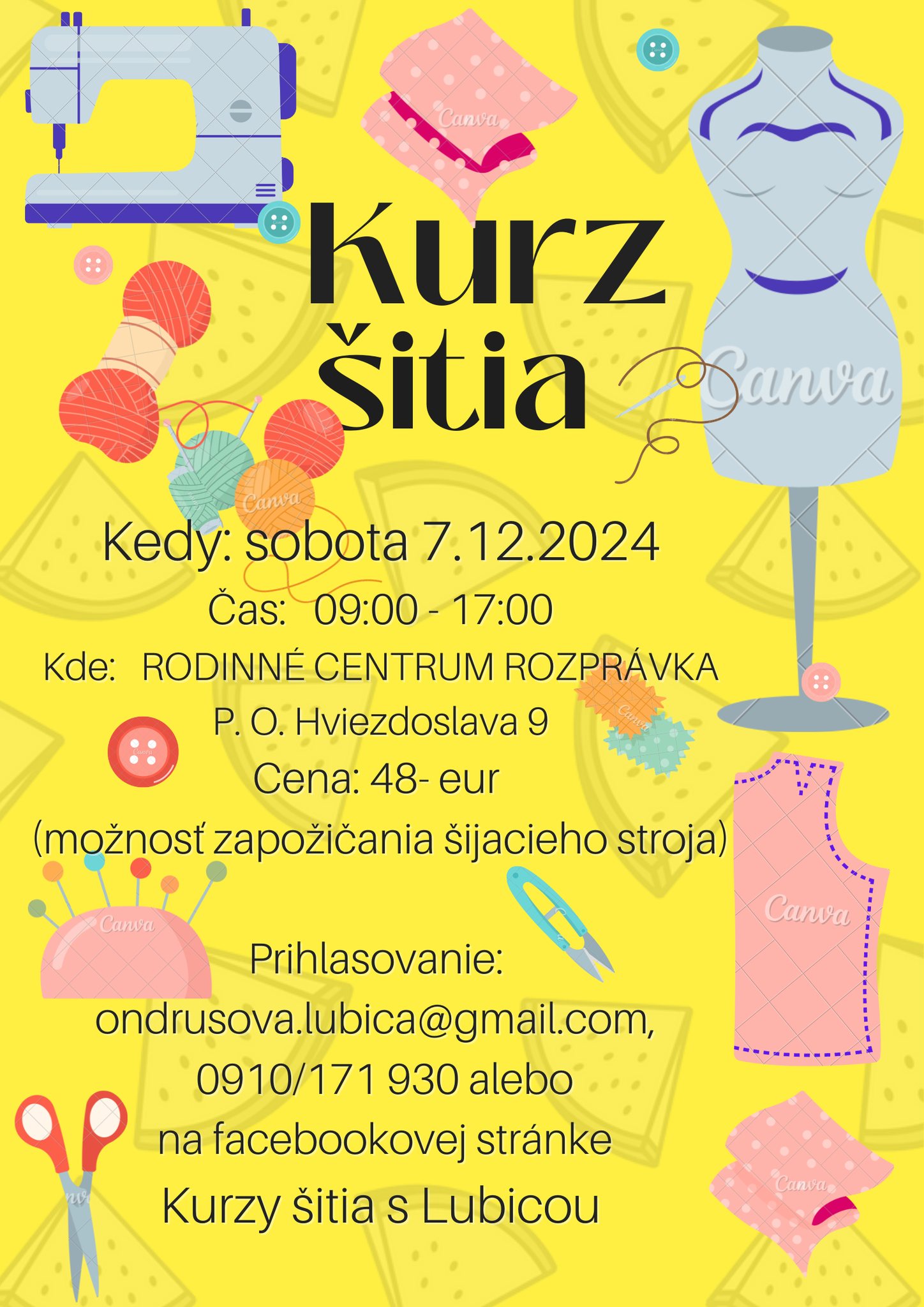 Kurz šitia s Ľubicou