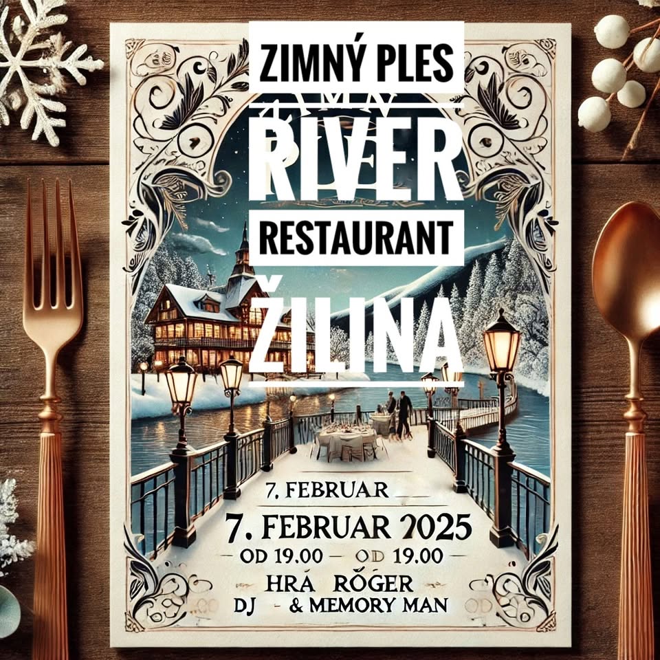 Zimný ples River restaurant Žilina 7.2.2025