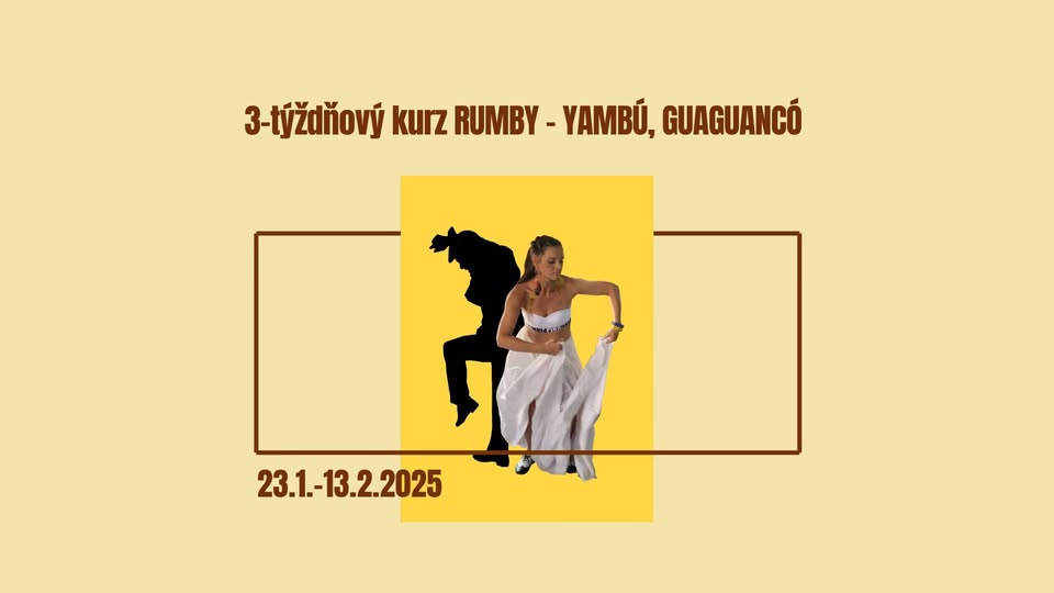3-týždňový kurz RUMBA CUBANA - YAMBÚ, GUAGUANCÓ