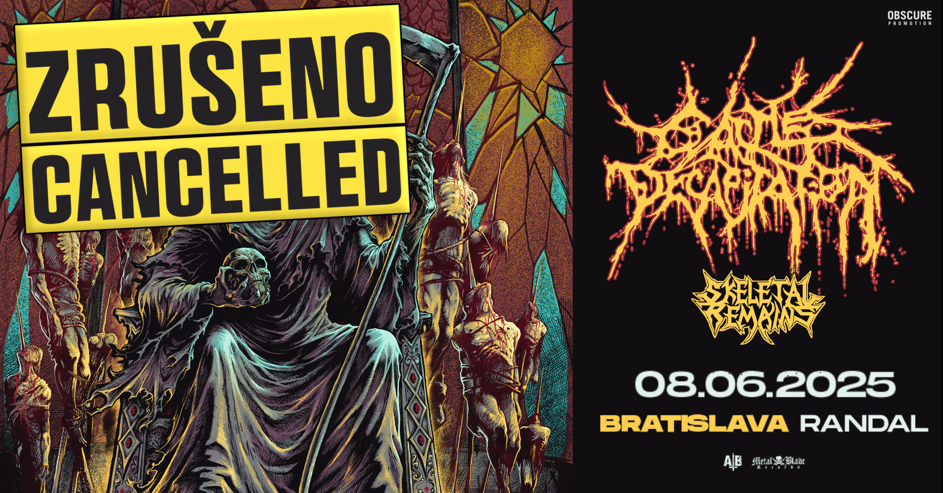 CATTLE DECAPITATION, SKELETAL REMAINS - Bratislava - ZRUŠENO / CANCELLED