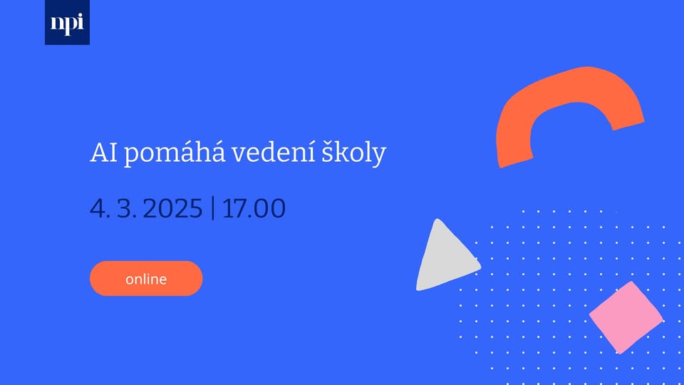 AI pomáhá vedení školy