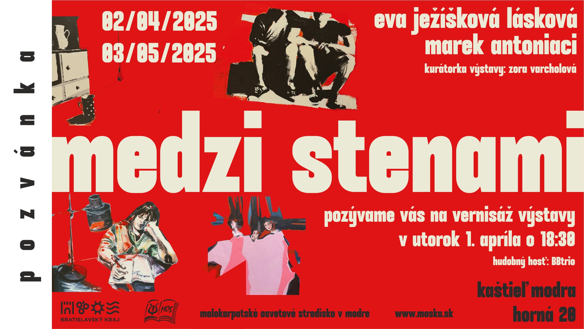 Medzi stenami - autorská výstava Marek Antoniaci, Eva Ježíšková Lásková