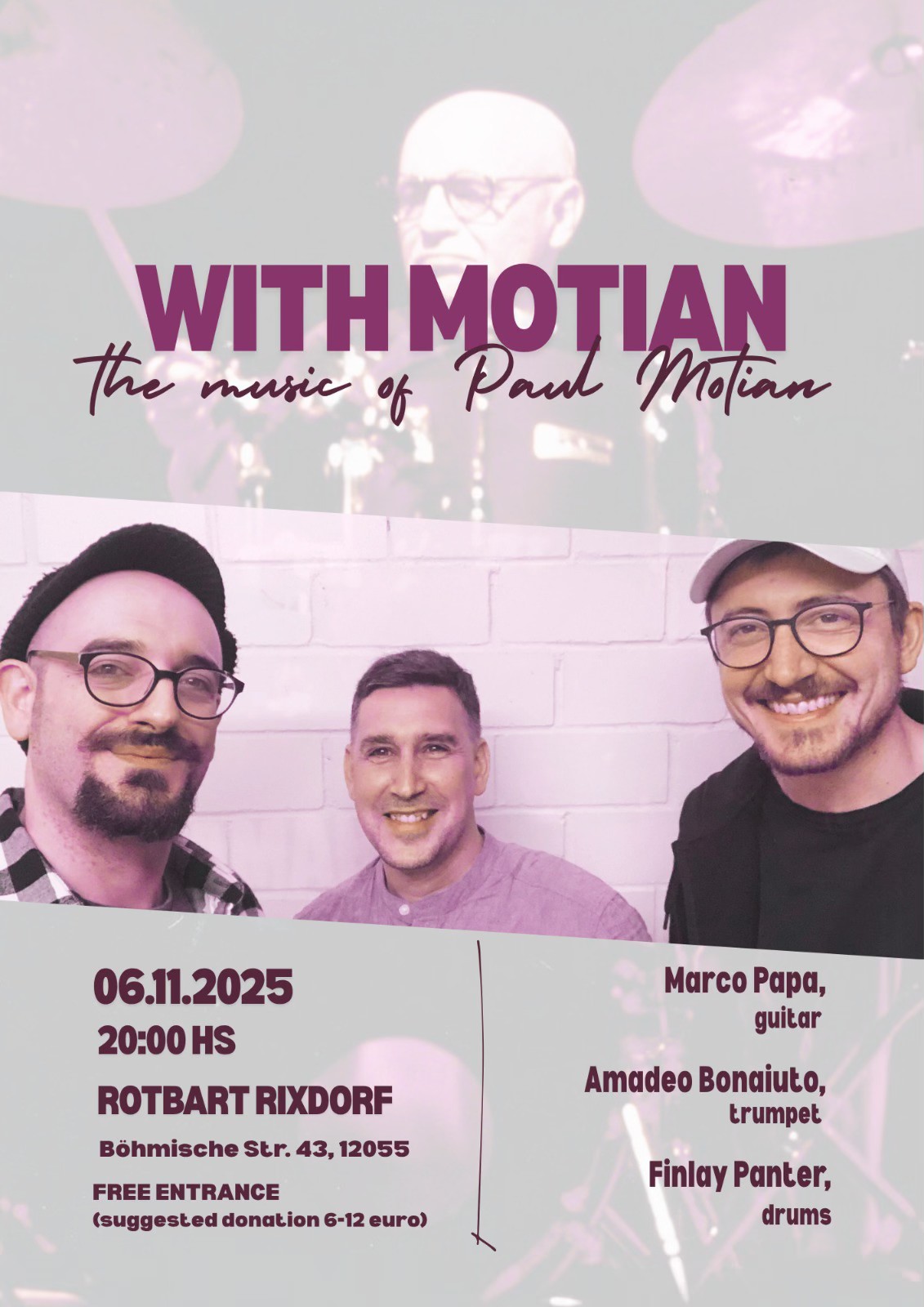 WITH MOTIAN - Live at Rotbart Rixdorf
