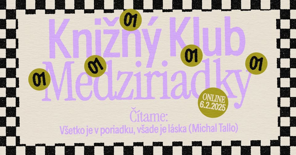 Knižný klub Medziriadky - Všetko je v poriadku, všade je láska
