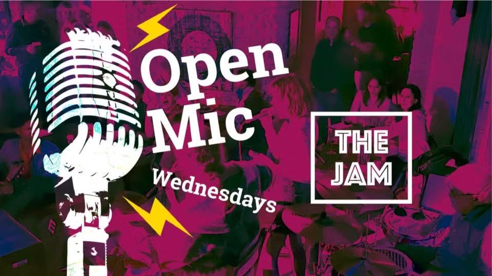 🎸Open Mic Wednesdays/Středy @ The Jam🎷