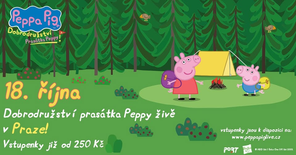 Praha 18.10.2025 Dobrodružství prasátka Peppy