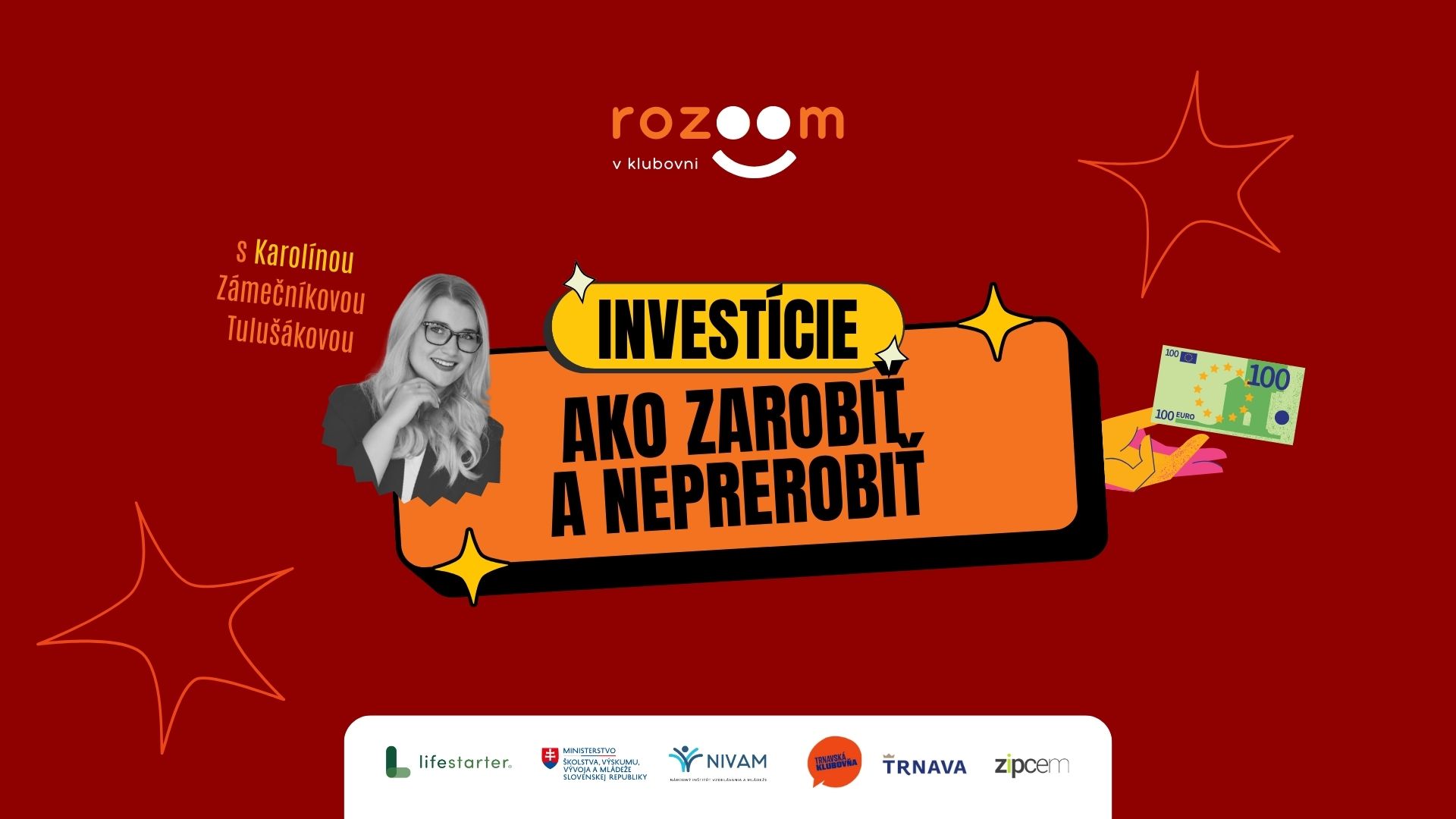 Investície: Ako zarobiť a neprerobiť? 🔺rozoom workshop