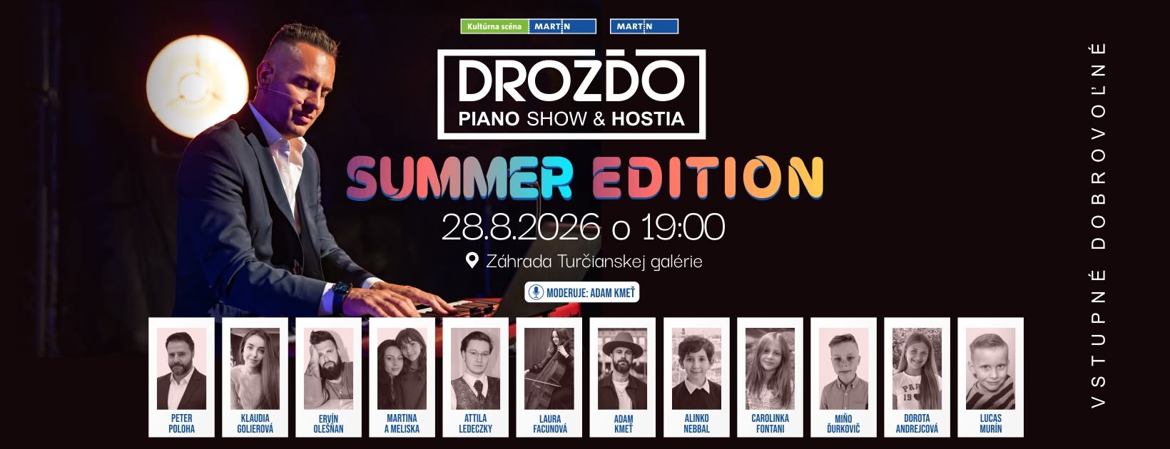 🎹 Drozďo Piano Show & hostia | 4. ročník