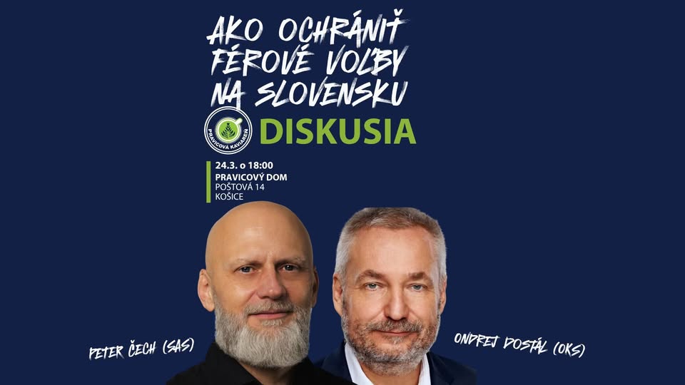 Ako ochrániť férové voľby na Slovensku [ Pravicová kaviareň Košice ]