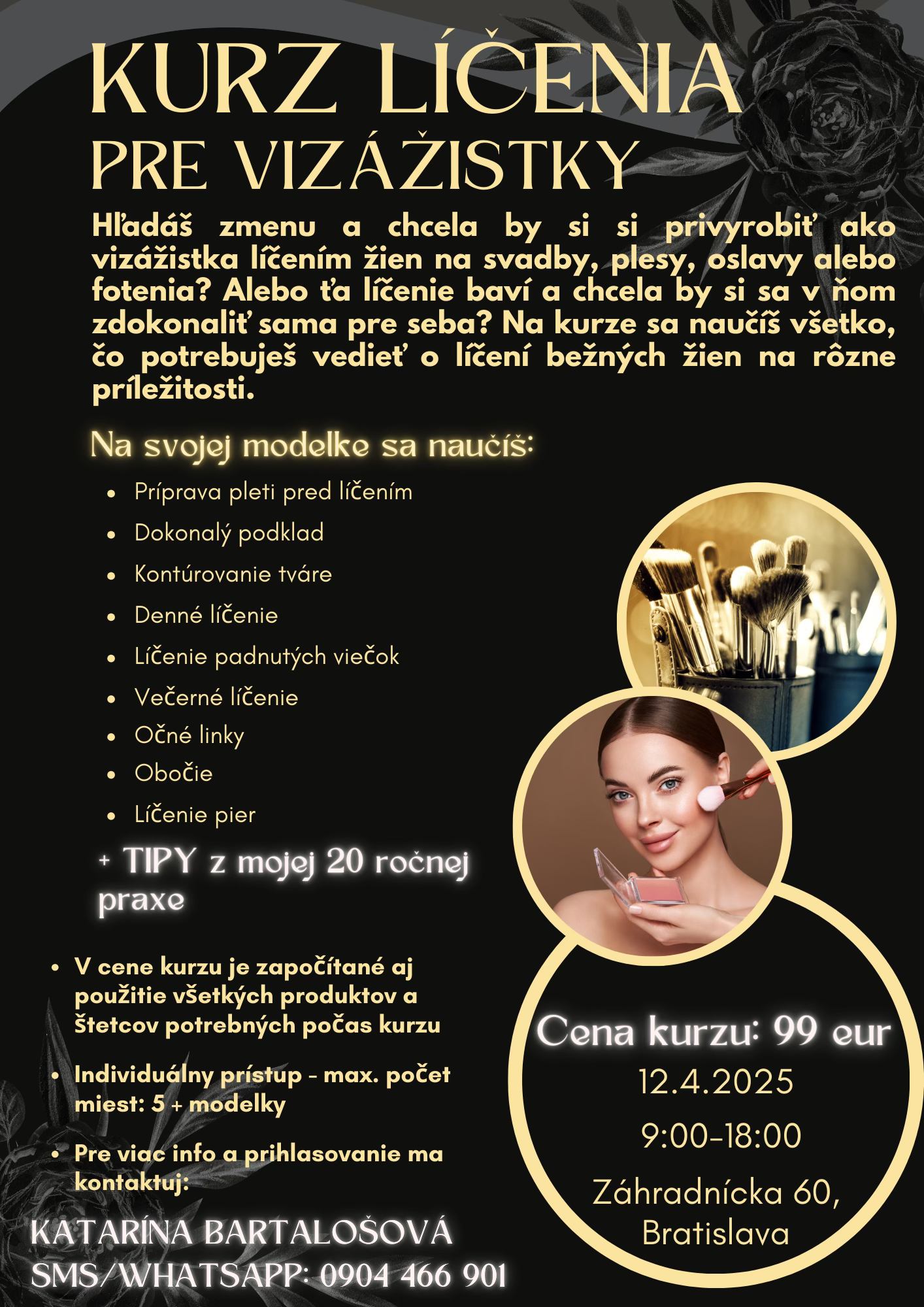 KURZ LÍČENIA PRE VIZÁŽISTKY